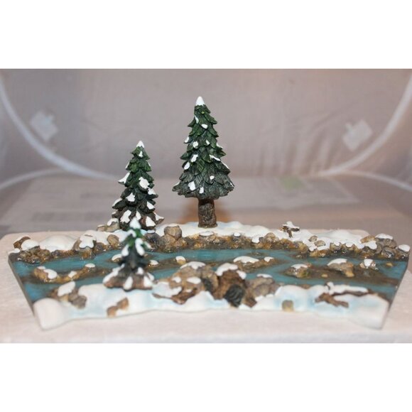 Dept 56 Village Accessory - Mill Creek Curved Section - Picture 2 of 4